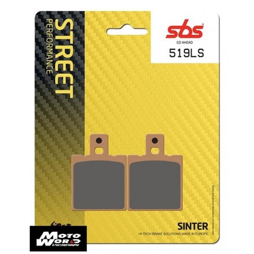 SBS 519LS Sintered Brake Pads REAR (G08)