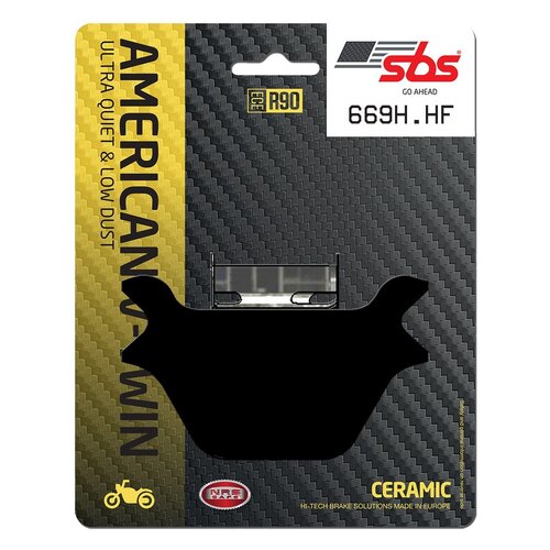 SBS 669H.HF Front Ceramic Brake Pads For Harley-Davidson