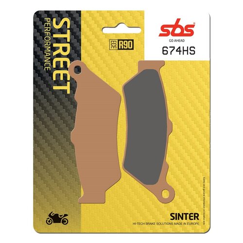 SBS 674HS Sintered Brake Pads FRONT (G270)