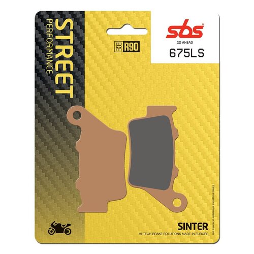 SBS 675LS Sintered Brake Pads REAR (G166)