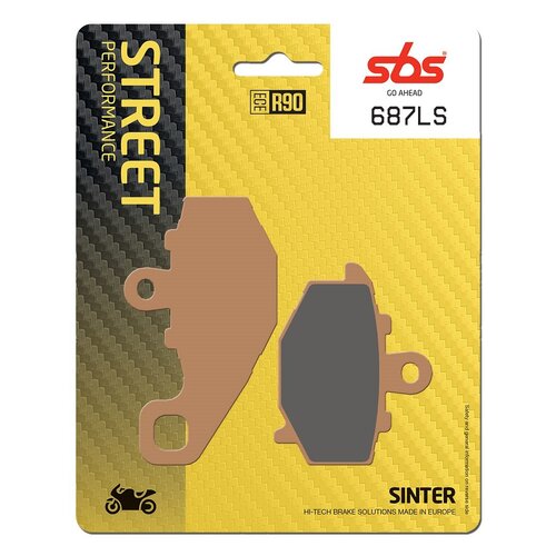 SBS 687LS Sintered Brake Pads REAR (G124)