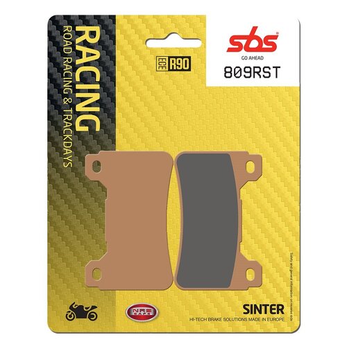 SBS 809RST Sintered Racing Brake Pads FRONT (GH342)