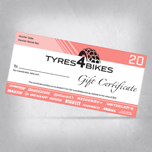 $20 Tyres For Bikes Gift Voucher